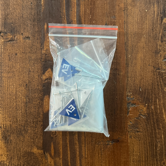 10x 2-packs of EV Sticker tags for number plate (20 tags total) Austra ...