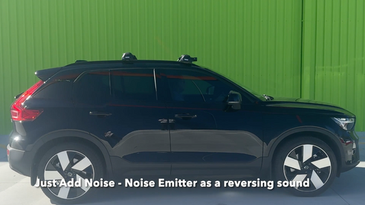 Just Add Noise EV Noise Maker, used to create a customised submarine depth charge ping sound effect, when driving in reverse gear.